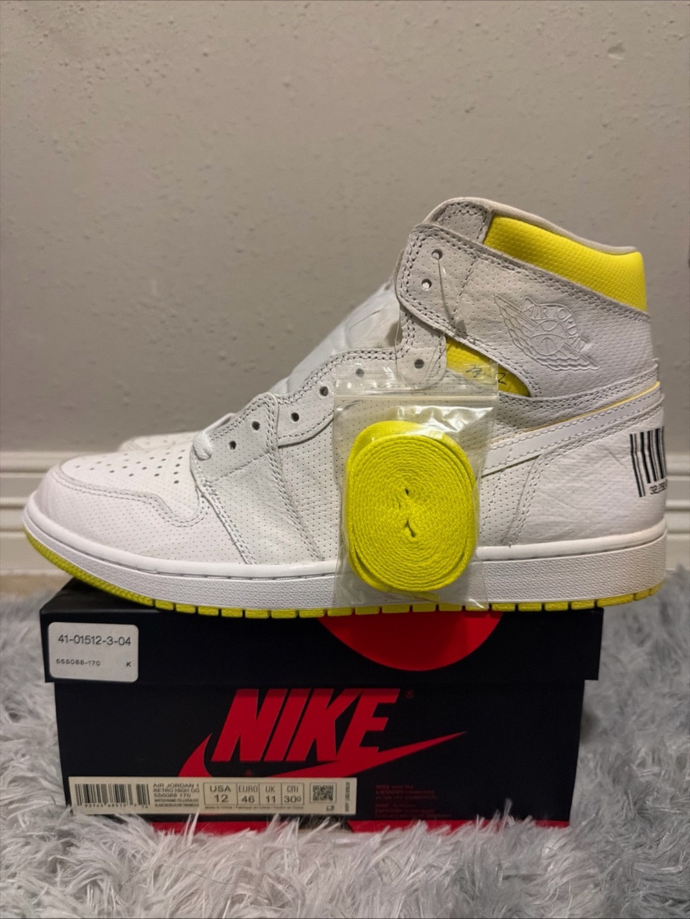 Size 12 - Air Jordan 1 Retro OG High First Class Flight Used